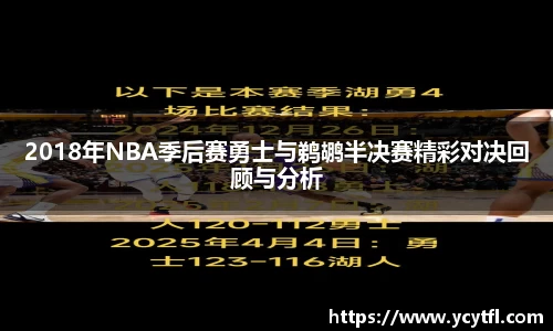 2018年NBA季后赛勇士与鹈鹕半决赛精彩对决回顾与分析